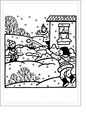 laminas para colorear dibujos del Invierno 22